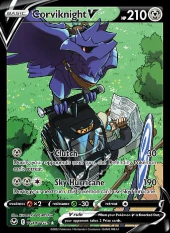 Corviknight V Pokémon card #TG18