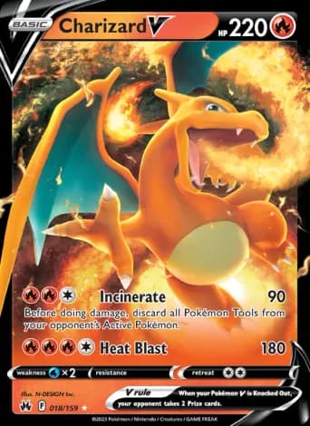 Charizard V Pokémon card #18
