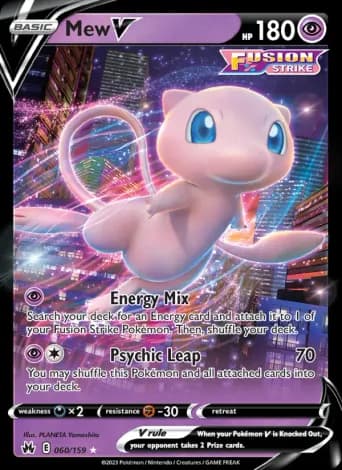 Mew V Pokémon card #60
