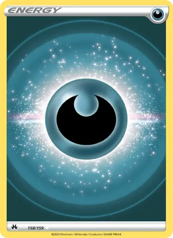 Darkness Energy Pokémon card #158