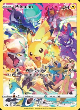 Pikachu Pokémon card #160