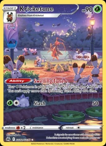 Kricketune Pokémon card #GG02