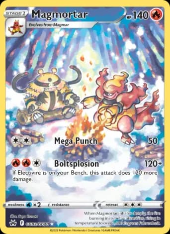 Magmortar Pokémon card #GG03