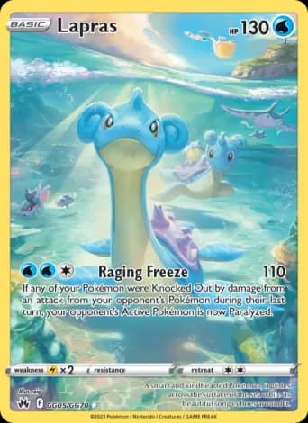 Lapras Pokémon card #GG05