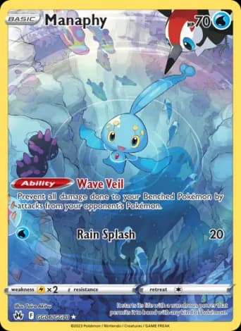 Manaphy Pokémon card #GG06