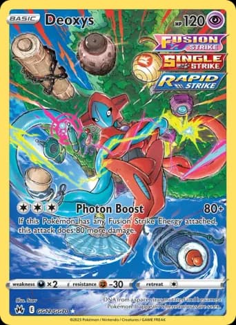 Deoxys Pokémon card #GG12