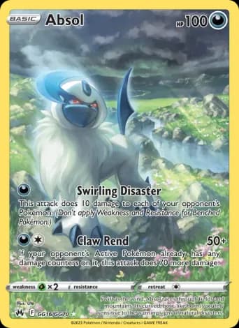 Absol Pokémon card #GG16