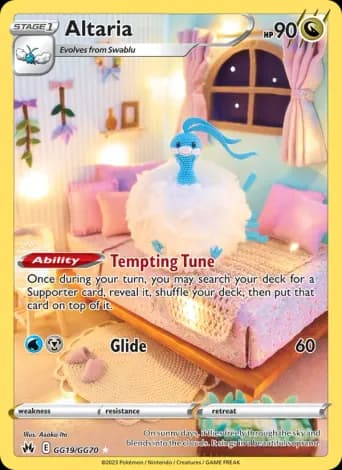 Altaria Pokémon card #GG19