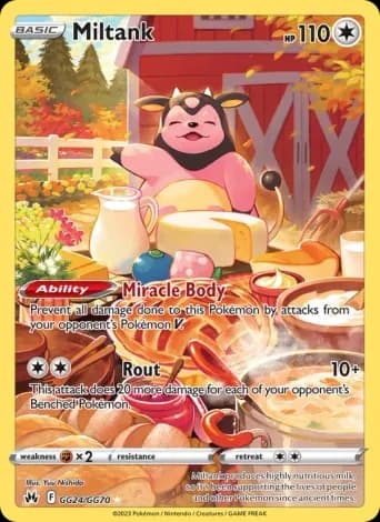 Miltank Pokémon card #GG24