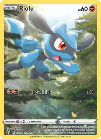 Riolu Pokémon card #GG26
