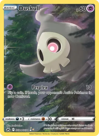 Duskull Pokémon card #GG28