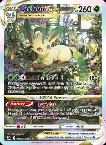 Leafeon VSTAR Pokémon card #GG35