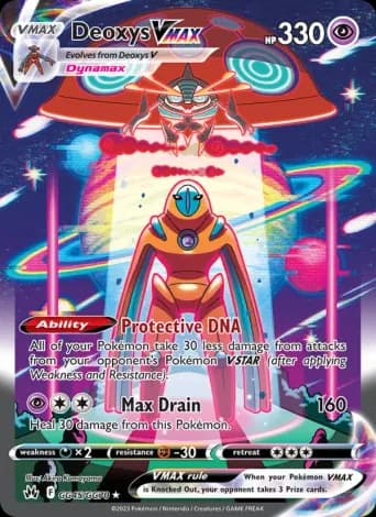 Deoxys VMAX Pokémon card #GG45