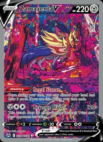 Zamazenta V Pokémon card #GG54