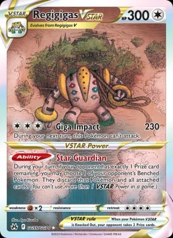 Regigigas VSTAR Pokémon card #GG55
