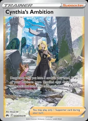 Cynthia's Ambition Pokémon card #GG60