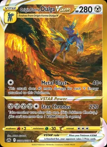 Origin Forme Dialga VSTAR Pokémon card #GG68