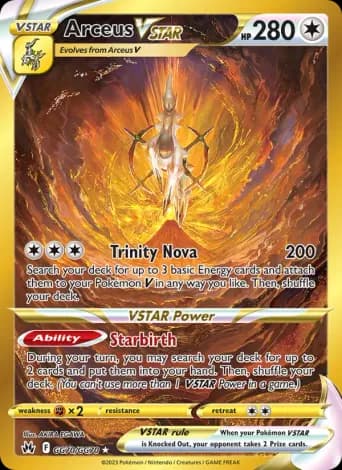 Arceus VSTAR Pokémon card #GG70