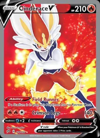 Cinderace V Pokémon card #178