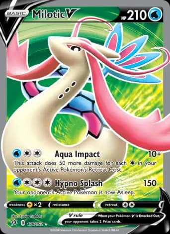 Milotic V Pokémon card #179