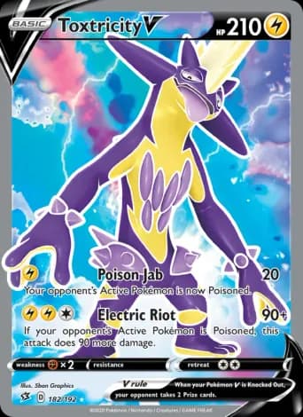 Toxtricity V Pokémon card #182