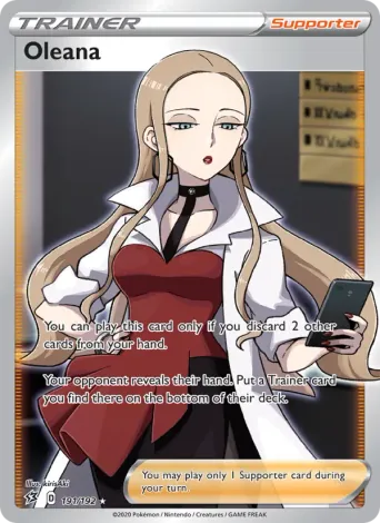 Oleana Pokémon card #191