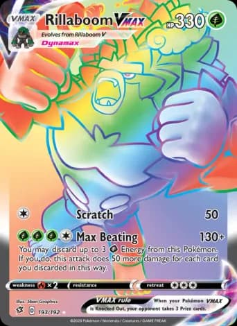 Rillaboom VMAX Pokémon card #193