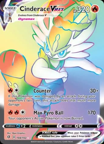 Cinderace VMAX Pokémon card #194