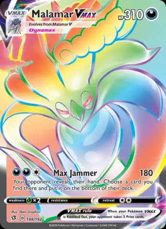 Malamar VMAX Pokémon card #198