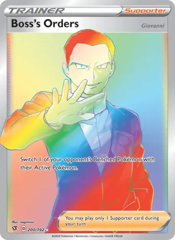 Boss's Orders (Giovanni) Pokémon card #200