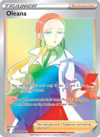 Oleana Pokémon card #202