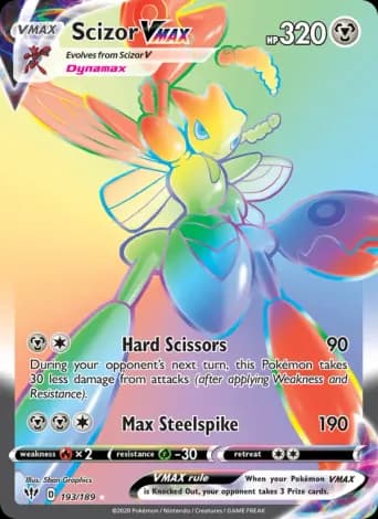 Scizor VMAX Pokémon card #193