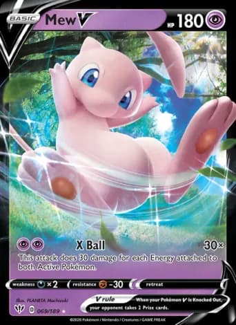 Mew V Pokémon card #69