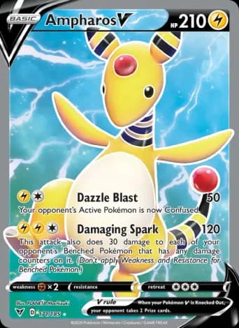 Ampharos V Pokémon card #171