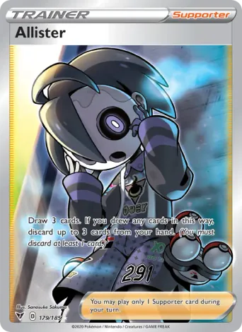 Allister Pokémon card #179