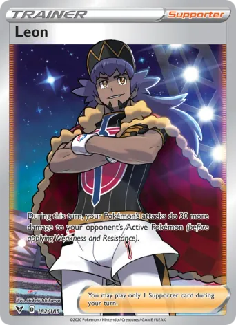 Leon Pokémon card #182