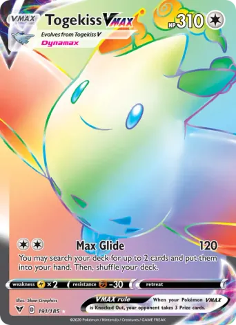 Togekiss VMAX Pokémon card #191