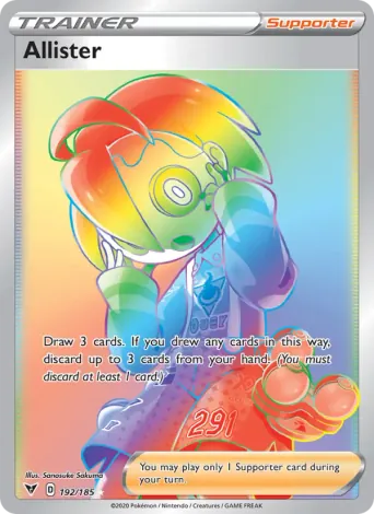 Allister Pokémon card #192