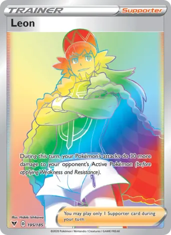 Leon Pokémon card #195
