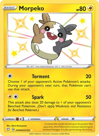 Morpeko Pokémon card #SV044