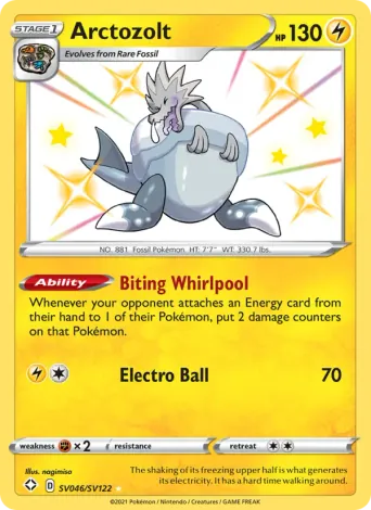 Arctozolt Pokémon card #SV046