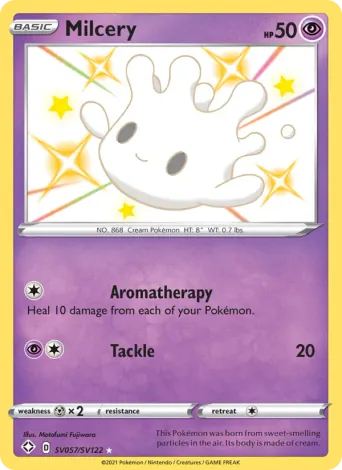 Milcery Pokémon card #SV057