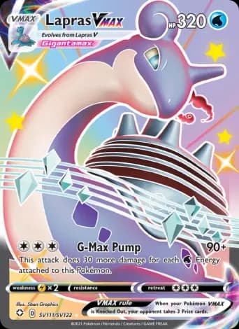 Lapras VMAX Pokémon card #SV111