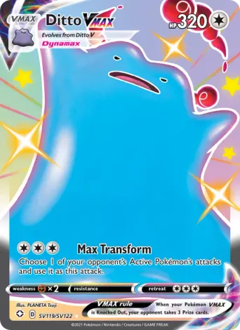 Ditto VMAX Pokémon card #SV119