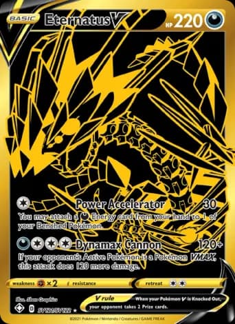 Eternatus V Pokémon card #SV121