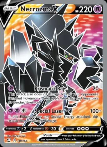 Necrozma V Pokémon card #149