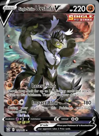 Single Strike Urshifu V Pokémon card #151