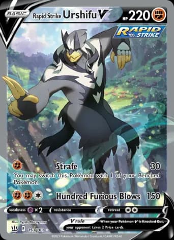 Rapid Strike Urshifu V Pokémon card #153