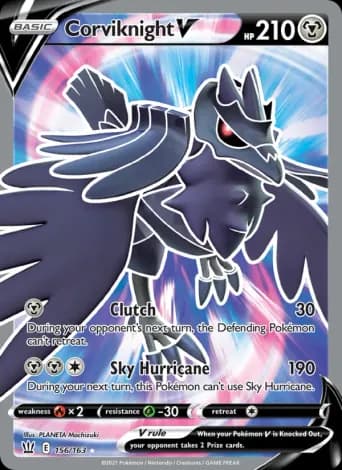 Corviknight V Pokémon card #156
