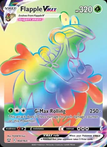 Flapple VMAX Pokémon card #164